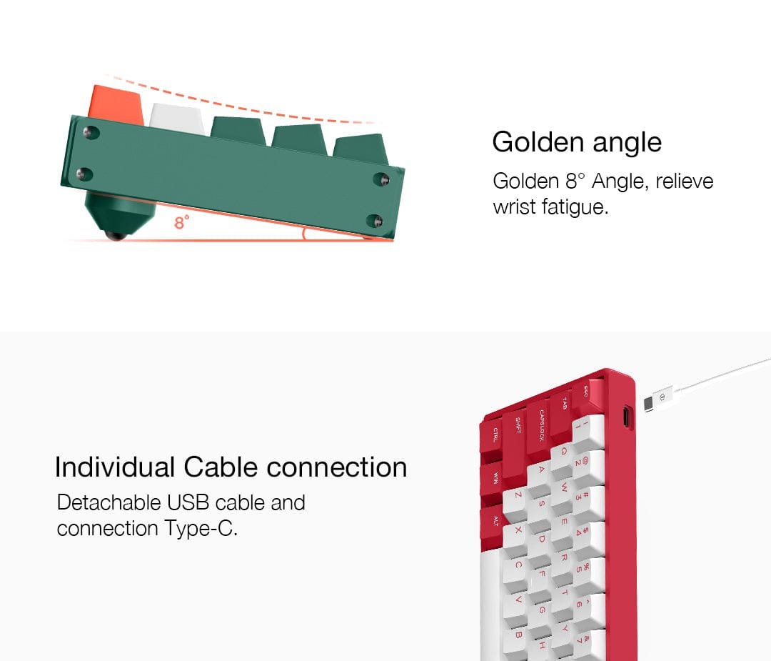 最佳 60% 机械键盘 - F60-2020 可更换键盘 | IQUNIX