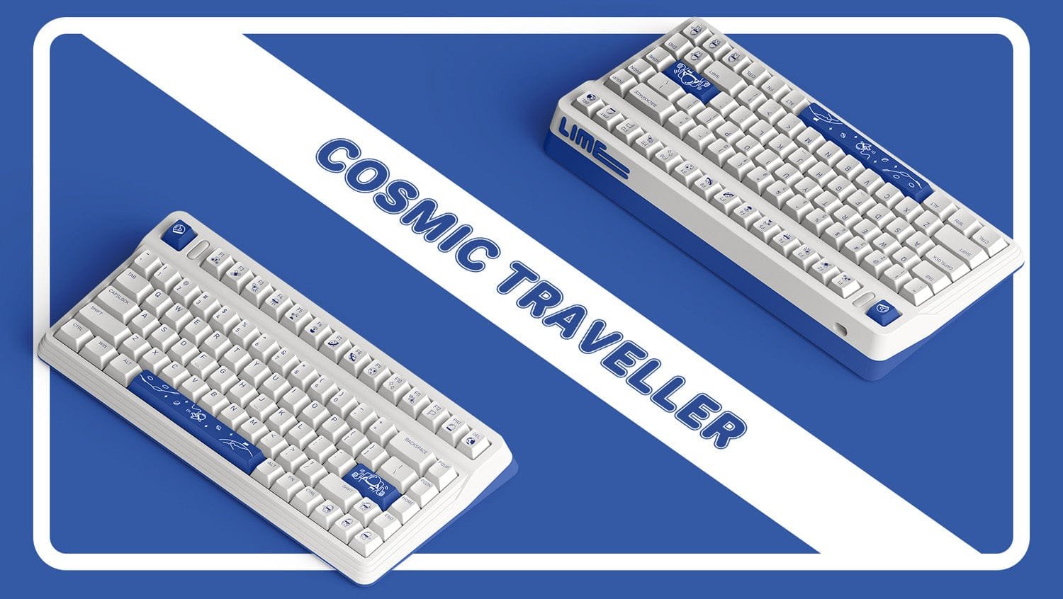 L80 SPACE THEMED Mechanical Keyboard L80 Comis Traveller